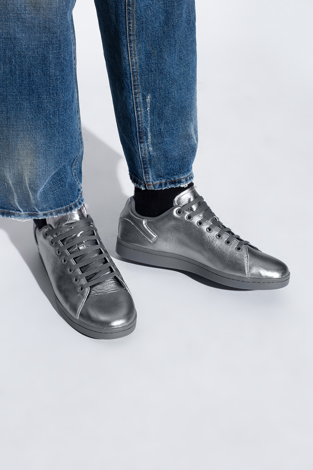 Raf simons sale silver sneakers